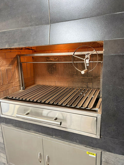 Asador Modelo sistema de elevación