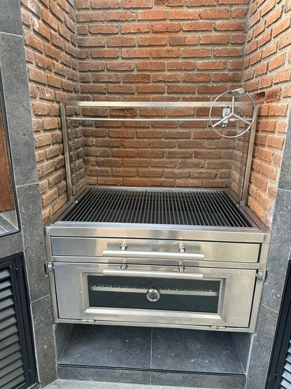 Asador Modelo Ataúd Puerta tipo Estufa